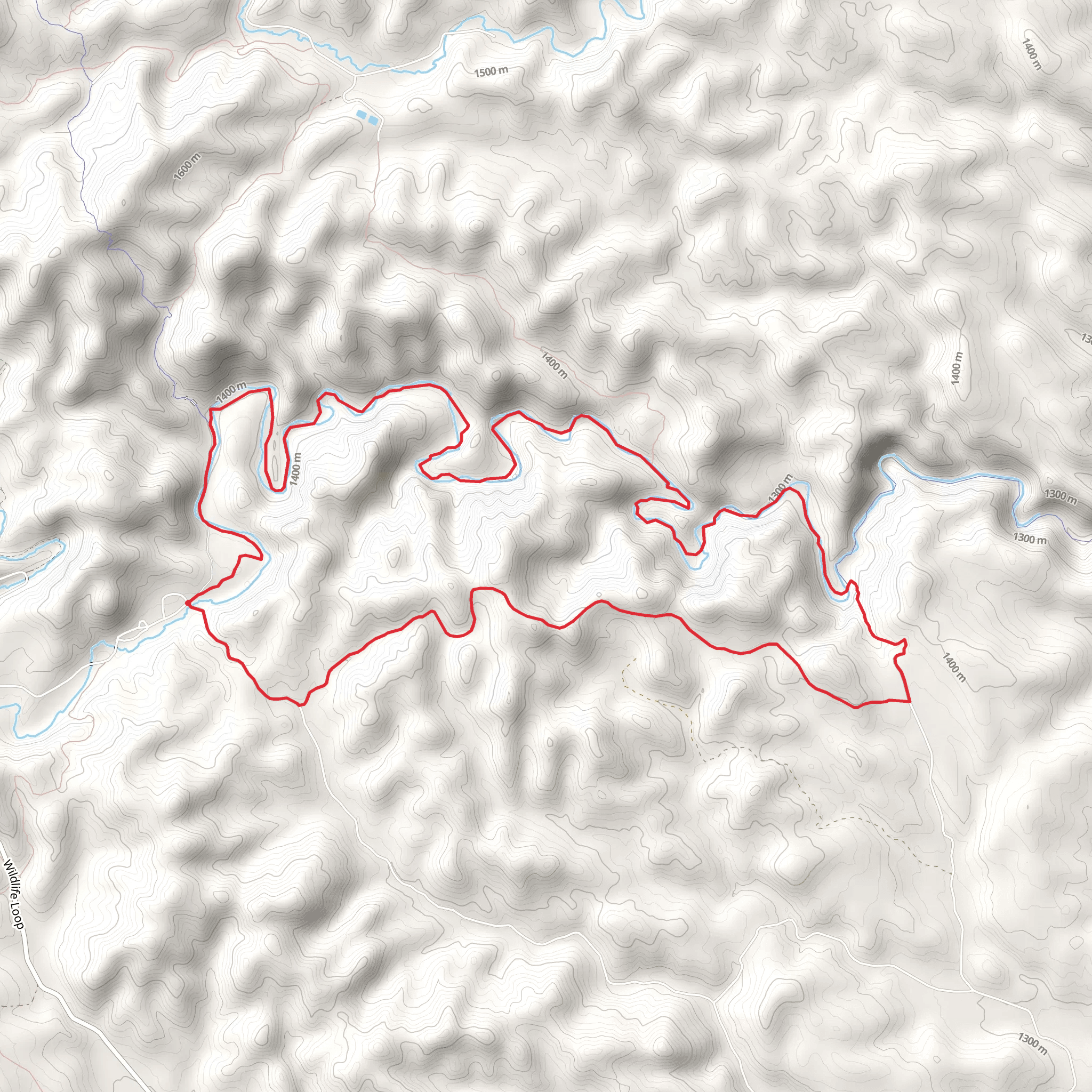 Centennial and Fisherman Flats Horse Loop Trail mobile static map