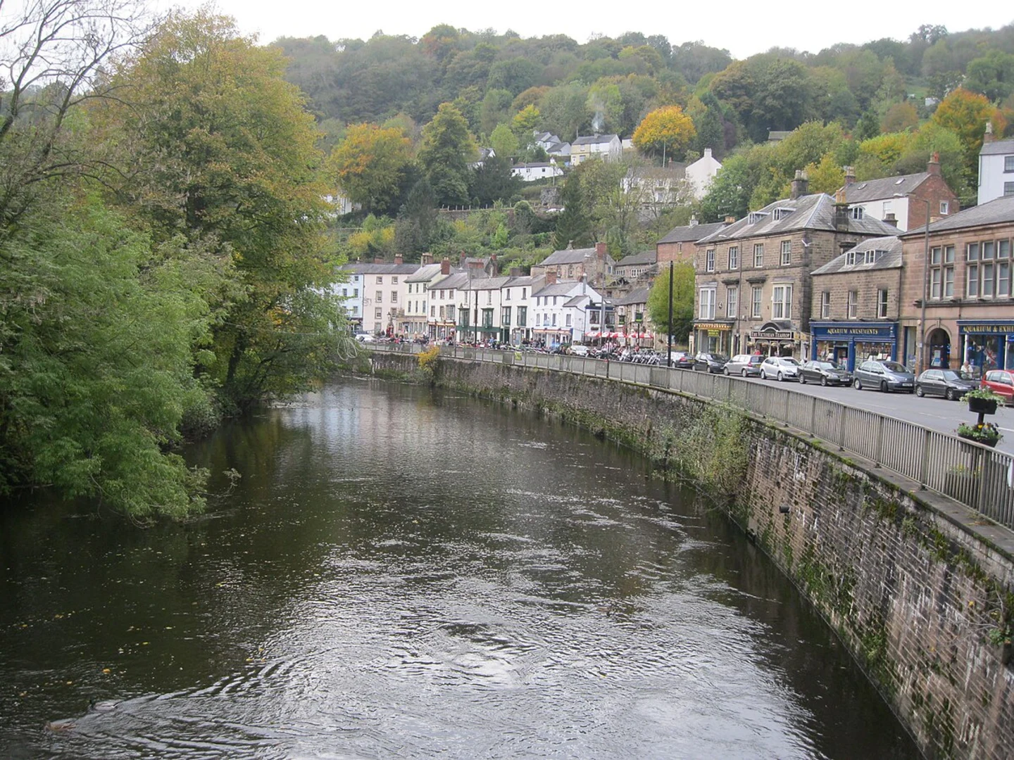 An image depicting the trail River Derwent Loop - Matlock and its surrounding area.