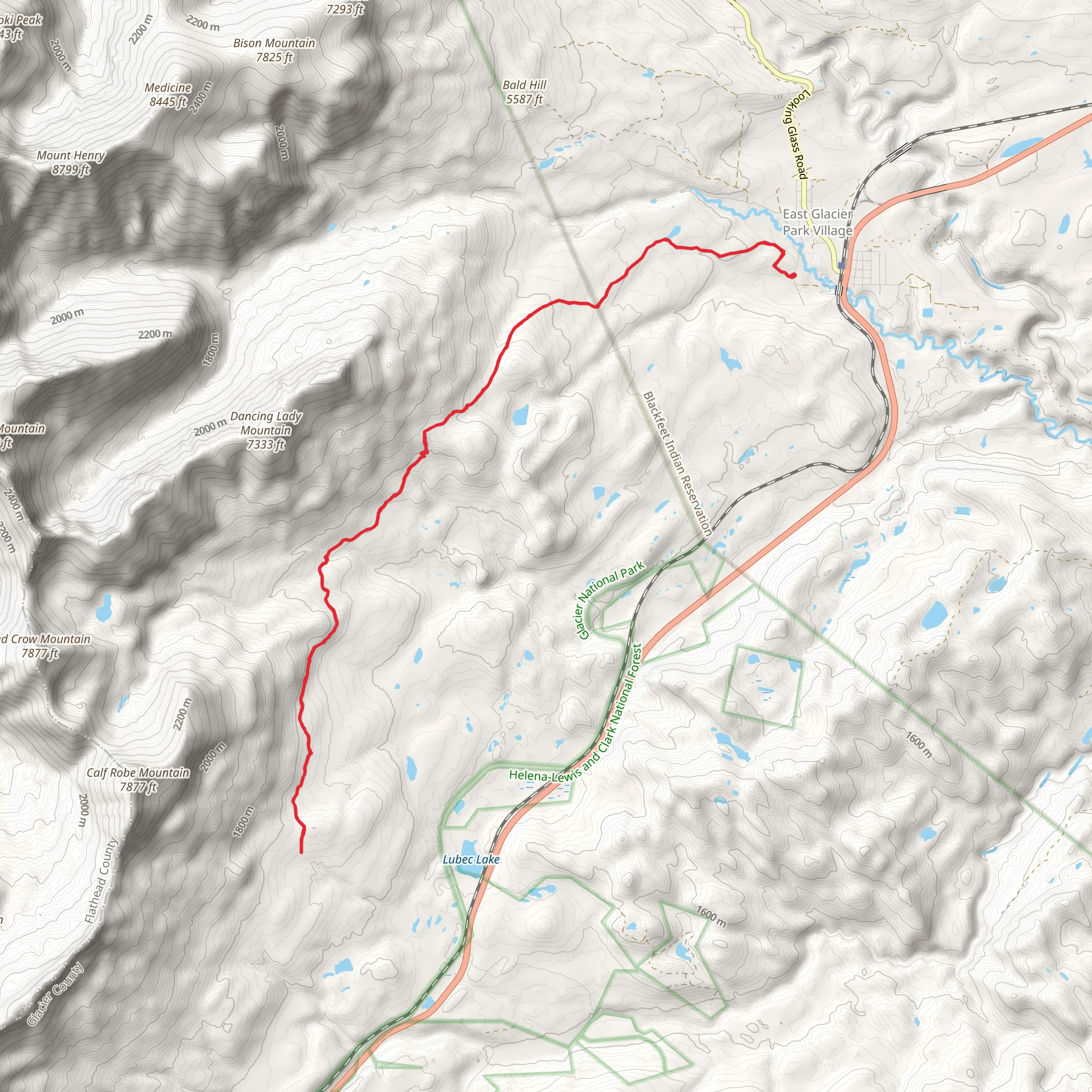 Autumn Creek North Trail mobile static map