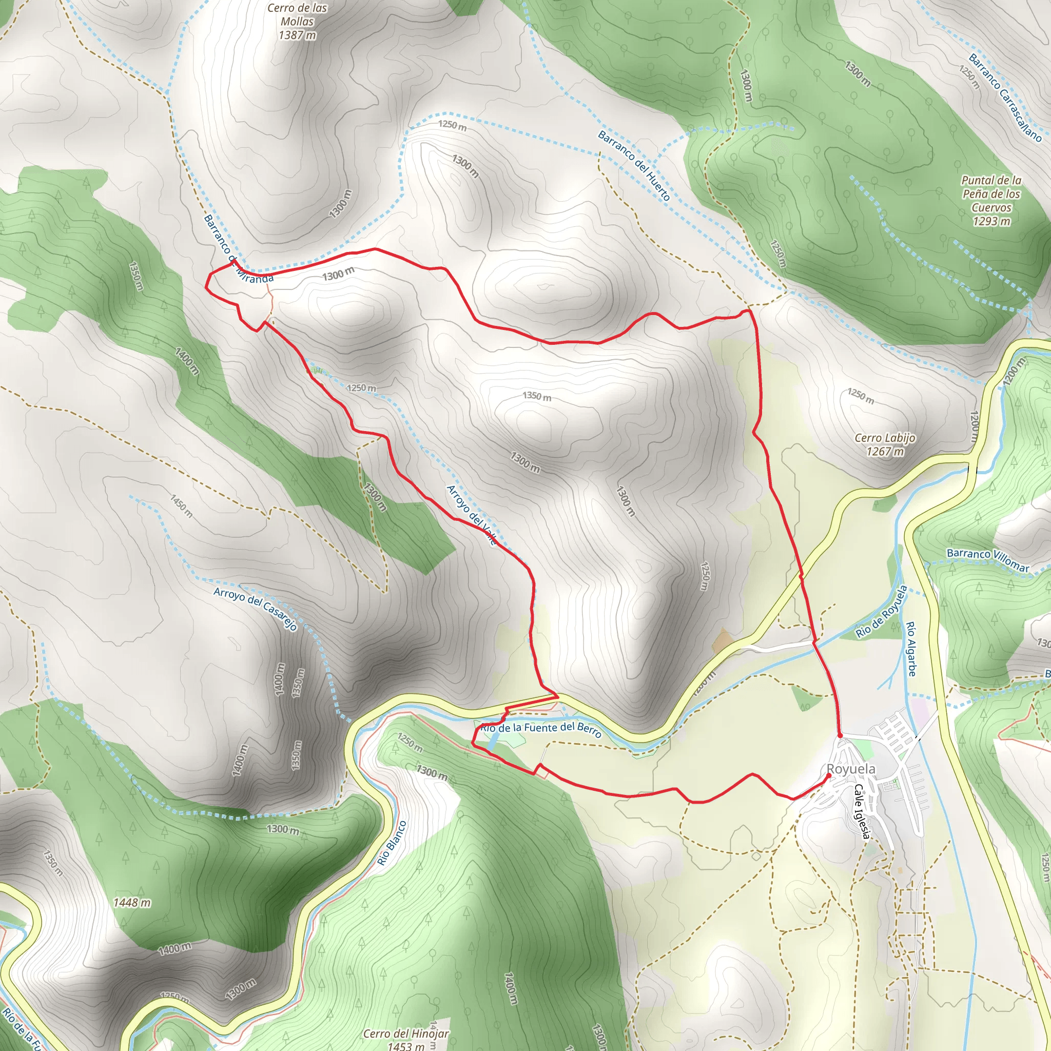 Route of the Saltworks SL TE 41 mobile static map