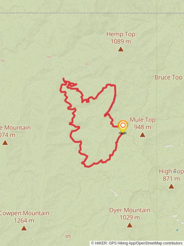 Jacks River and Penitentiary Branch Loop Trail