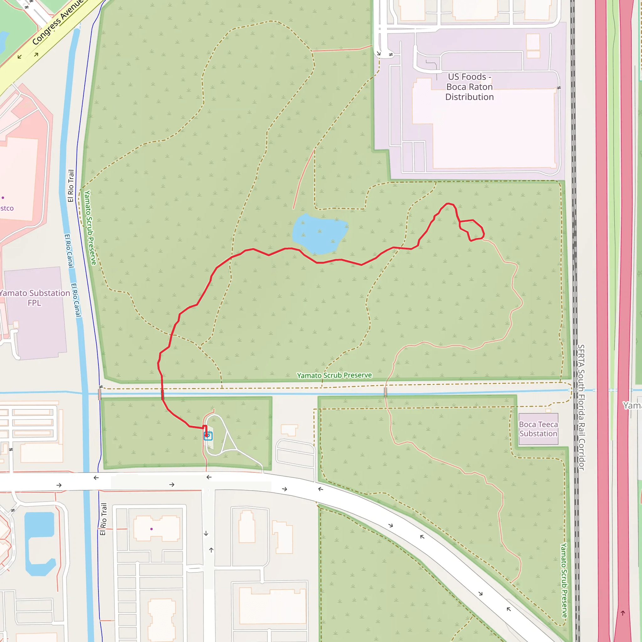 Yamato Scrub Natural Area mobile static map