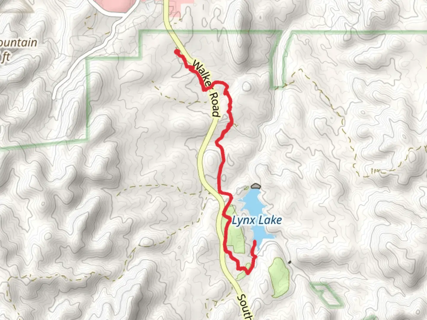 An image depicting the trail Lynx Lake via Homestead Trail - Walker Lake and its surrounding area.