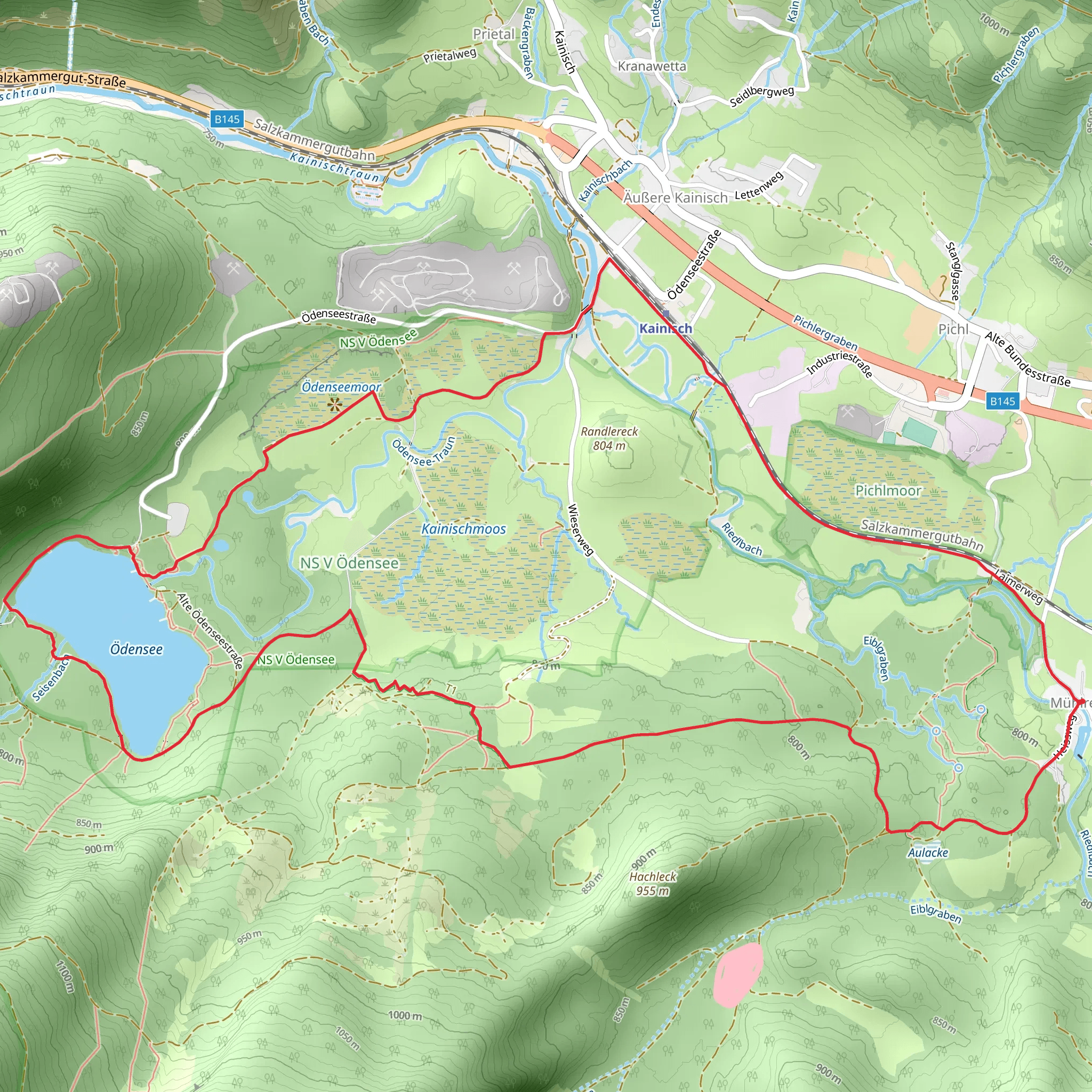 Ödensee Lake - Kainisch mobile static map
