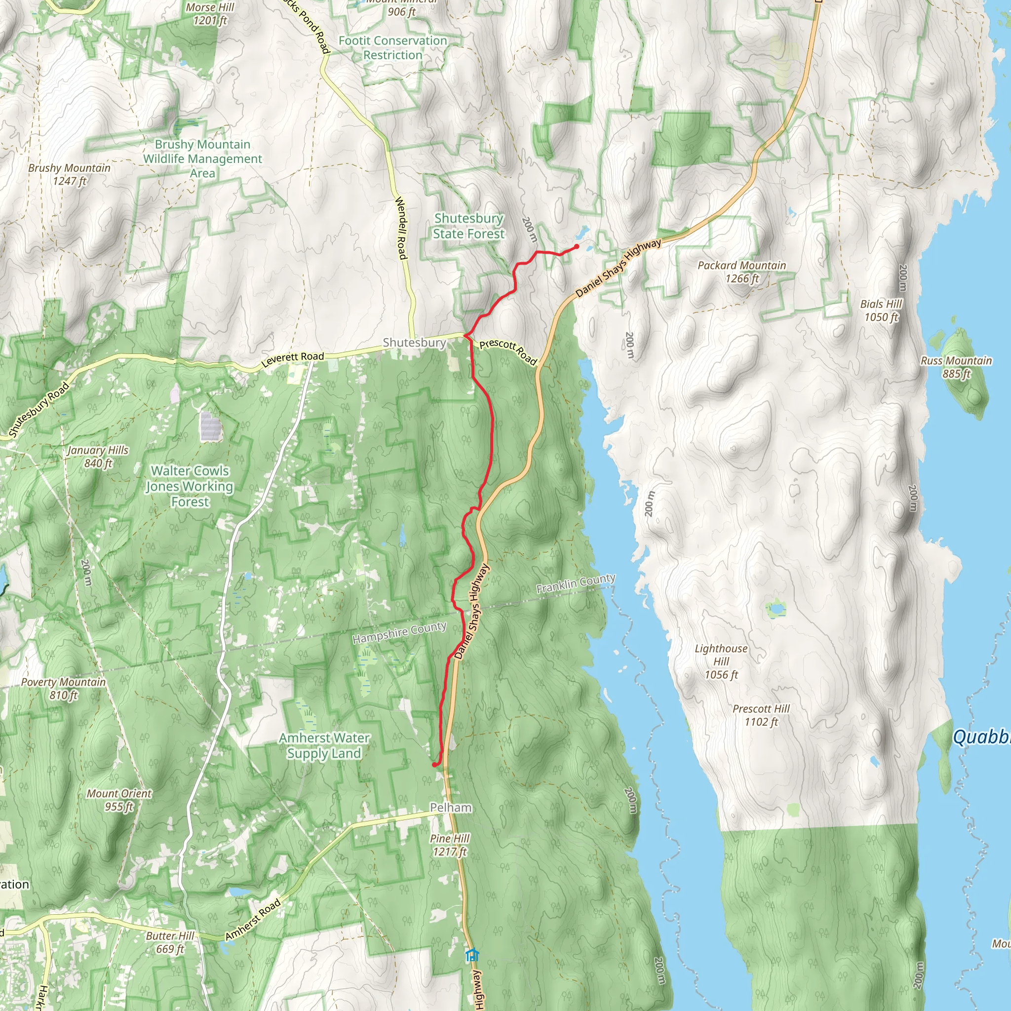 NET Trail - White mobile static map