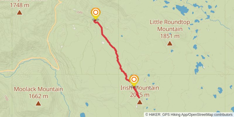 Crossing Way Trail stage 2 Map