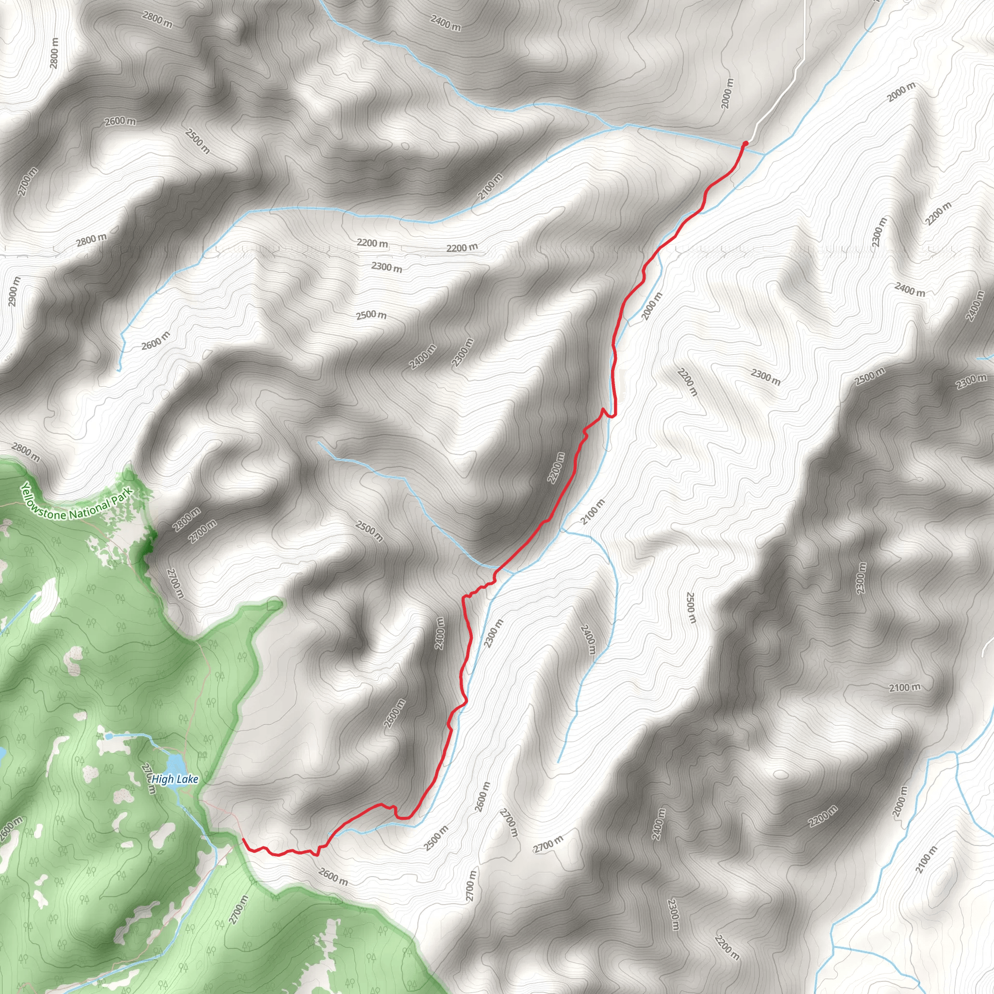Mill Creek Trail mobile static map