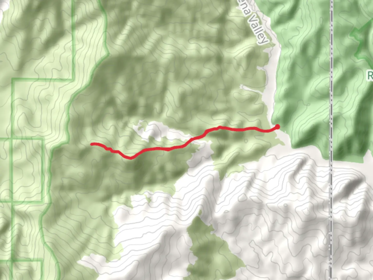 An image depicting the trail Mill Point - Galena Point Trail and its surrounding area.