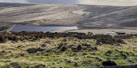 Buckstones and Linsgreave Head from Marsden
