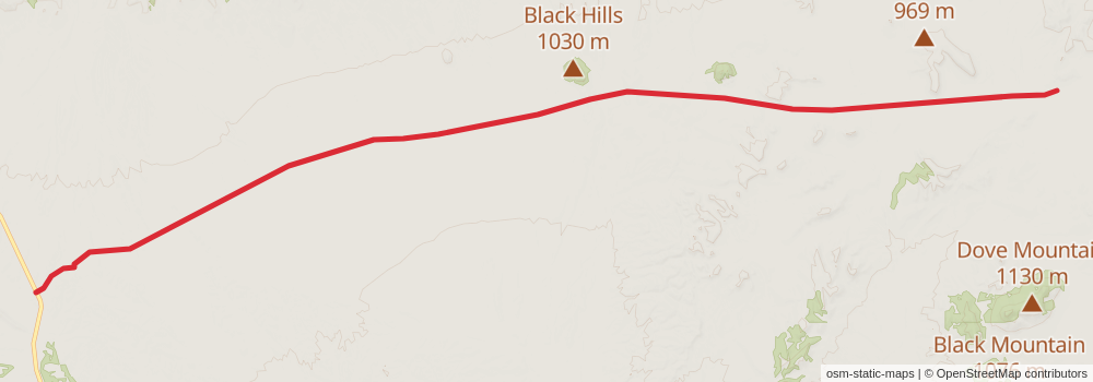 American Perimeter Trail - Texas Primary stage 35 Map