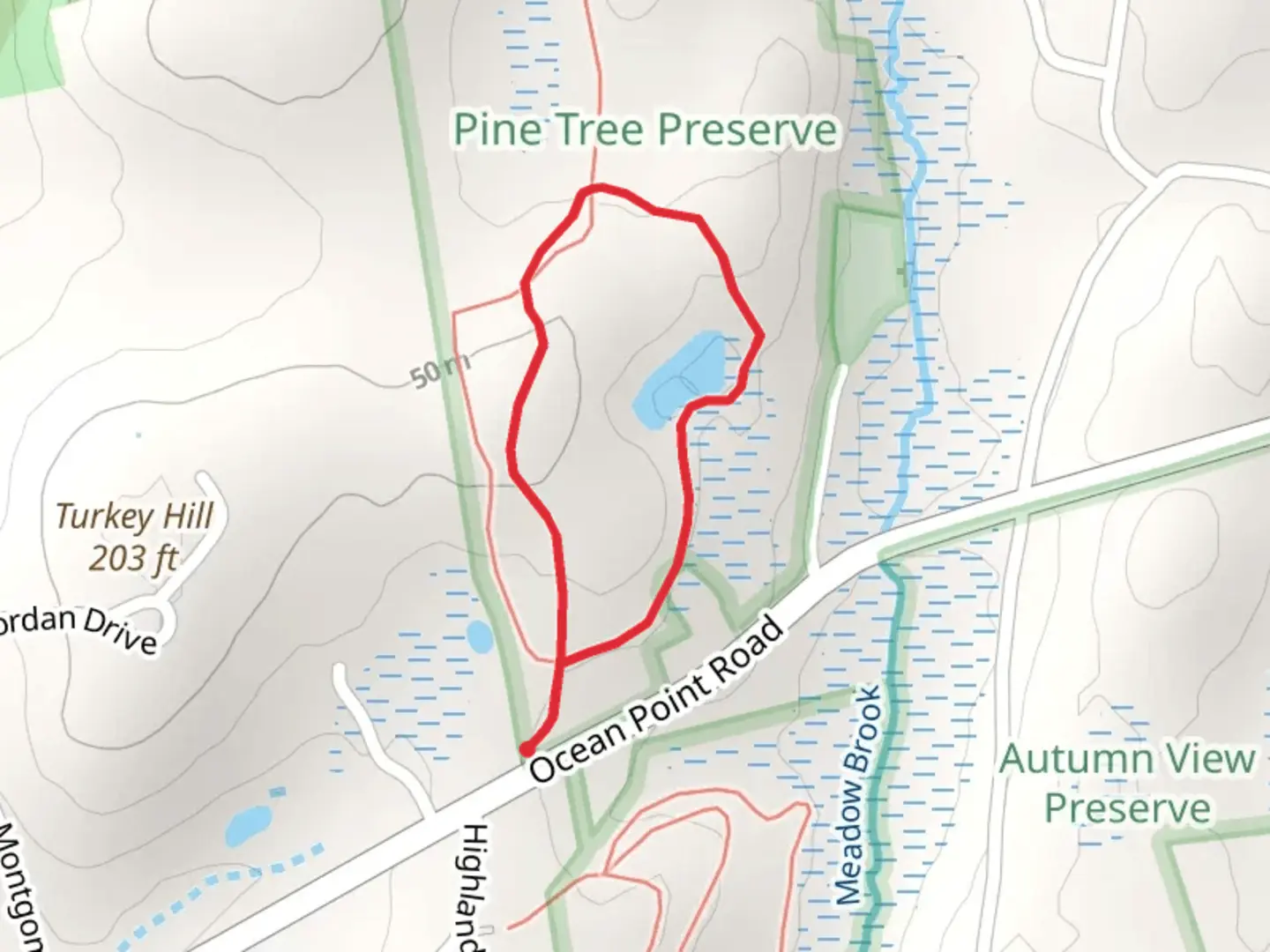 An image depicting the trail White Loop Trail Loop and its surrounding area.