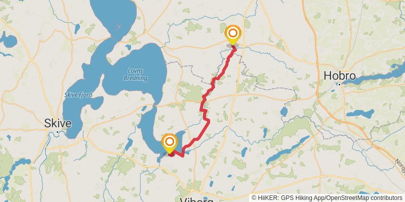 Hærvejen stage 10 Map
