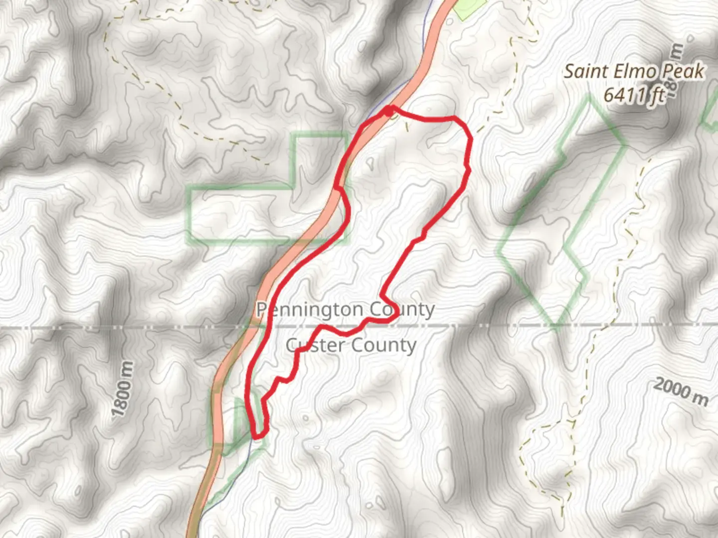 An image depicting the trail George S Mickelson Loop Trail and its surrounding area.