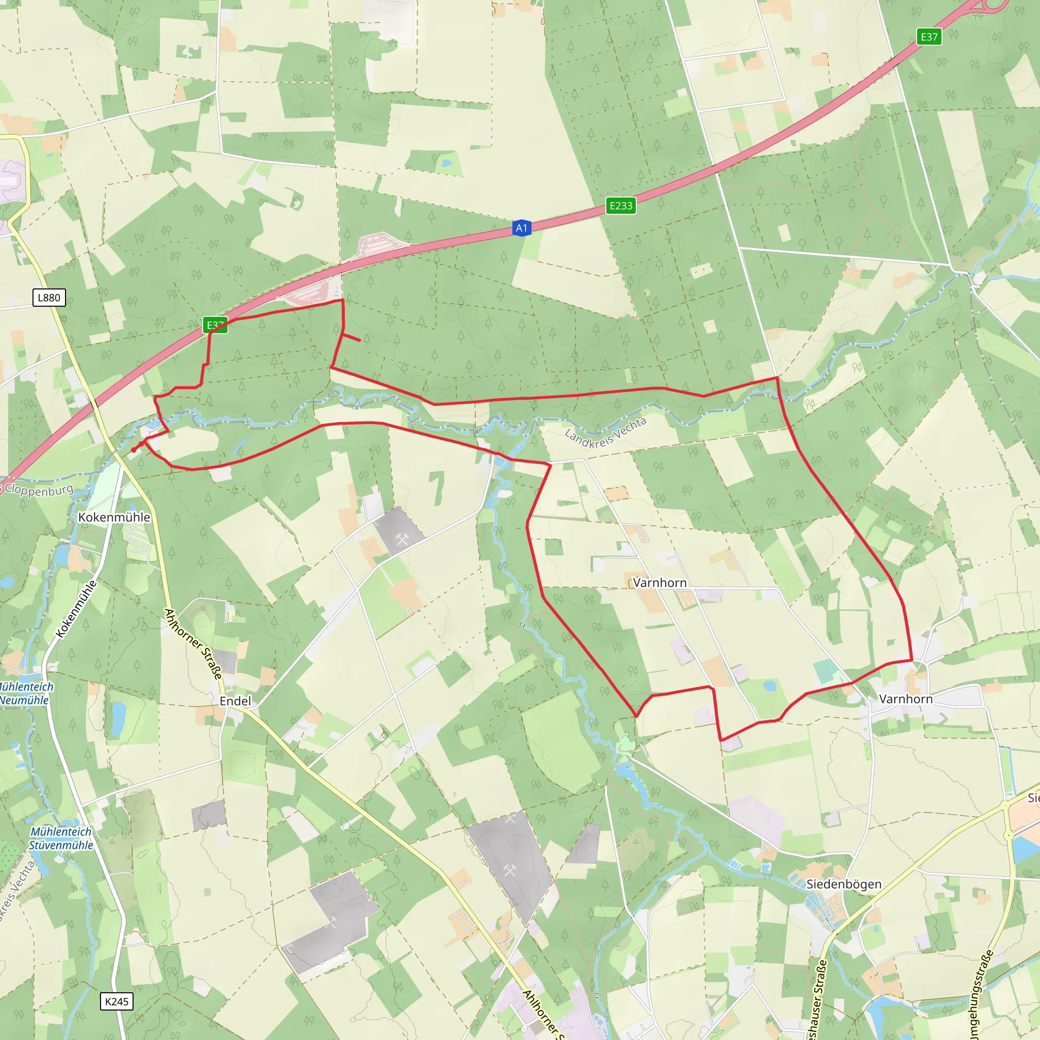 Grosssteingrab Ahlhorner Kellersteine 2 mobile static map