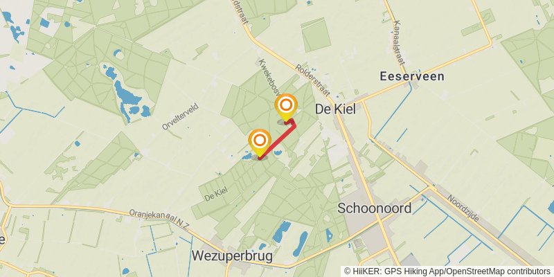 Pieterpad 1 spur 1 Map