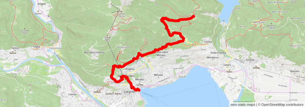 Sentiero Verzasca stage 3 Map