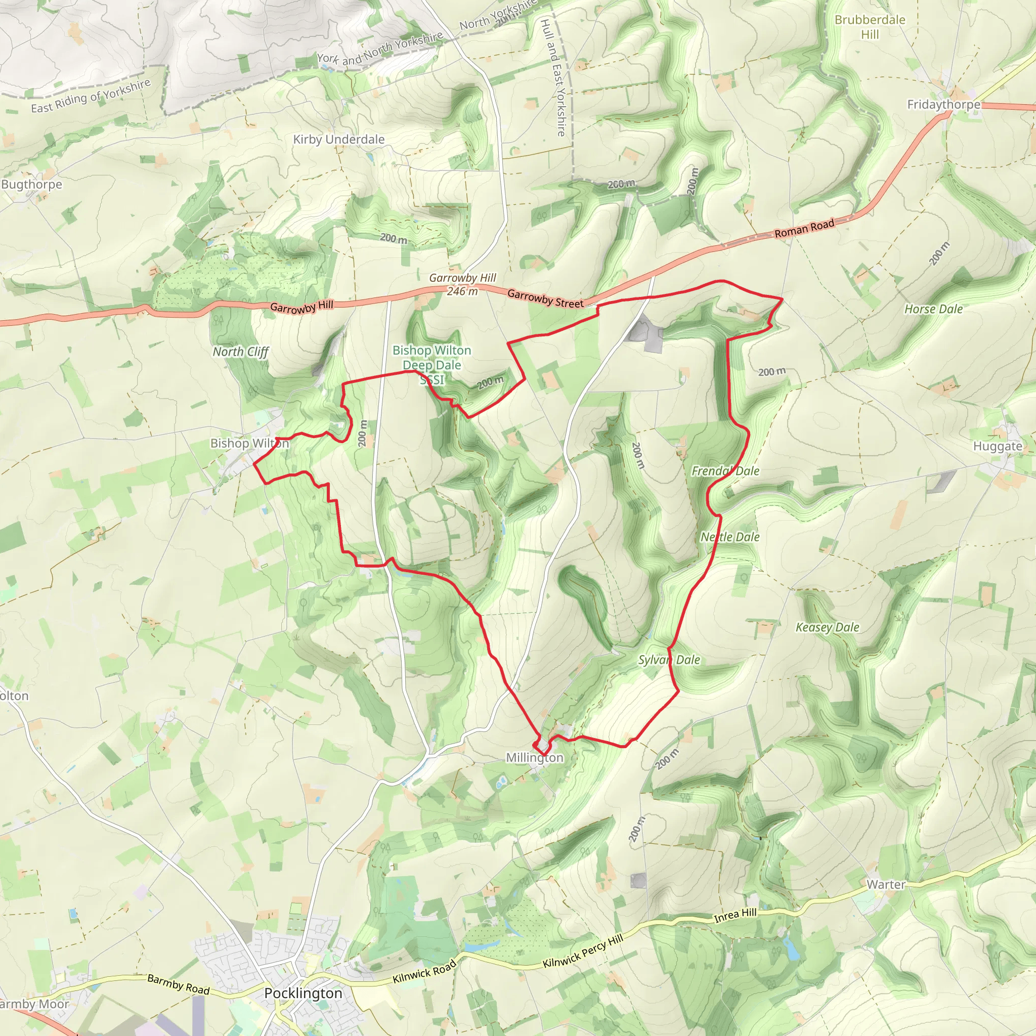 20 Miles Loop in North Yorkshire mobile static map