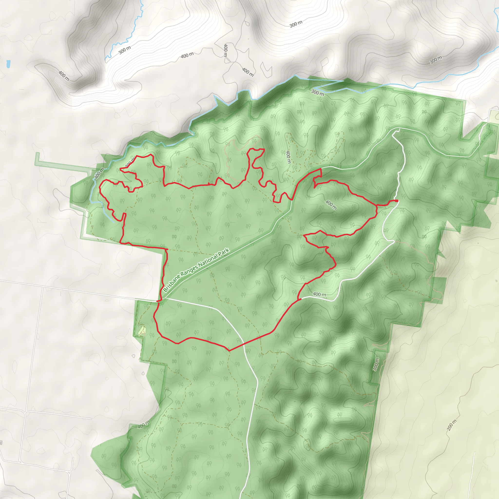 Northern Brisbane Ranges Trail mobile static map