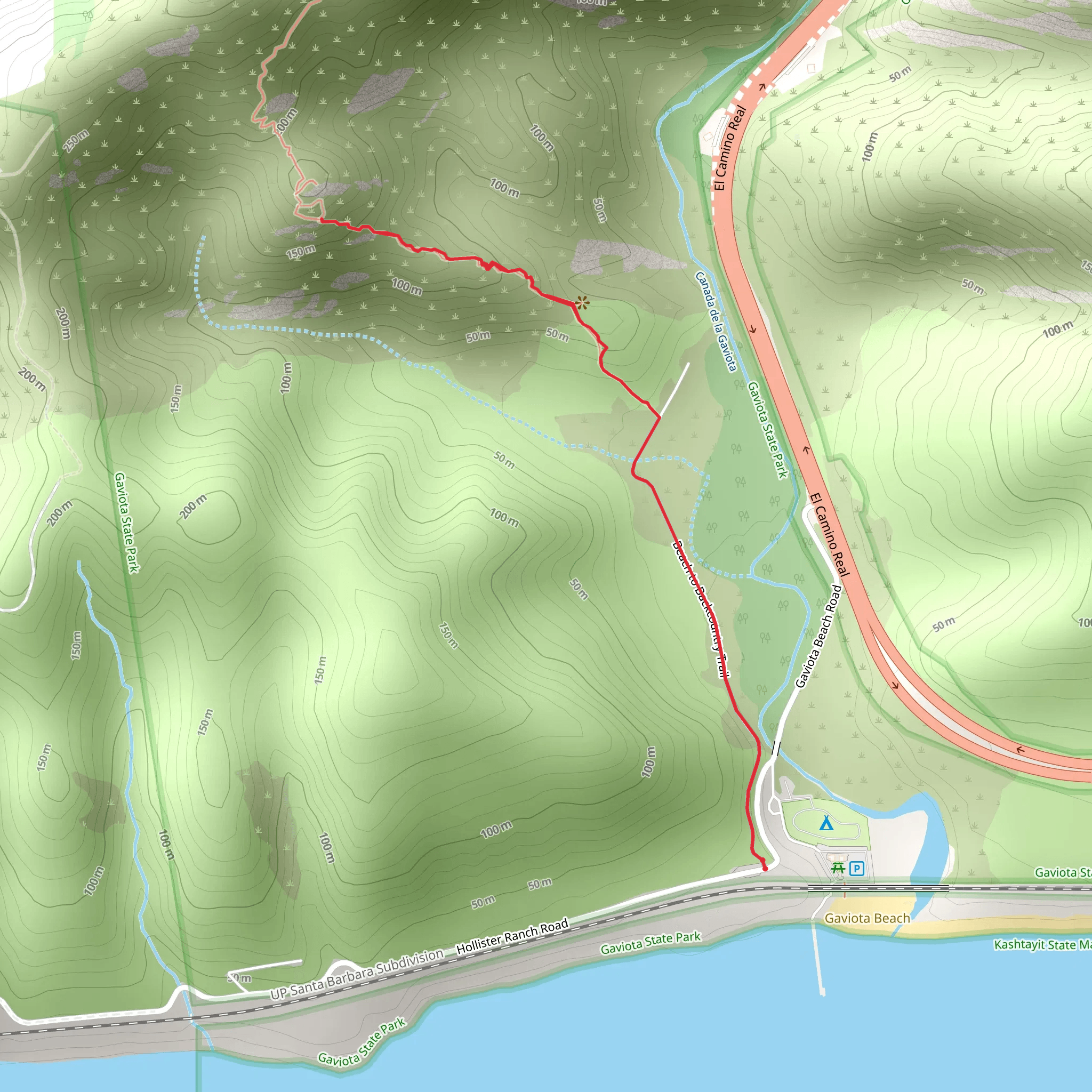 Wind Cave Trail mobile static map