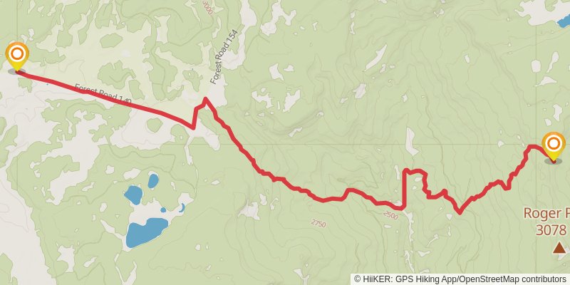 American Discovery Trail - Utah stage 35 Map