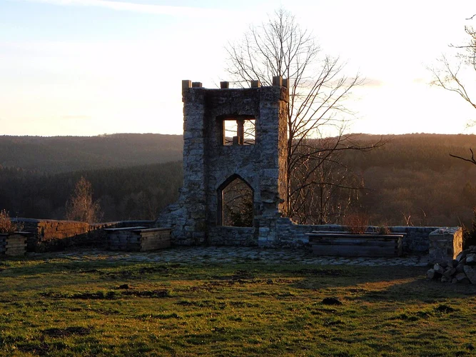 Farrenkopf, Multhaupter Hammer and Waldbahn Almetal Loop via Grenzstein Weg