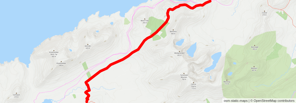 Kerry Way stage 4 Map