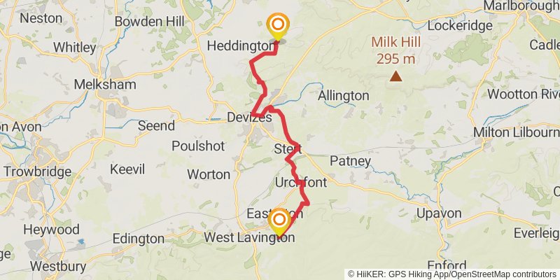 Wessex Ridgeway stage 2 Map