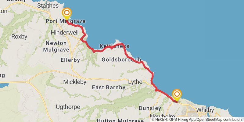Wild Yorkshire Way stage 27 Map
