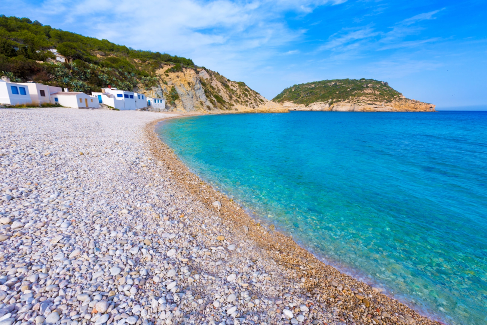 An image depicting the trail Barraca Cove SL CV 097 and its surrounding area.