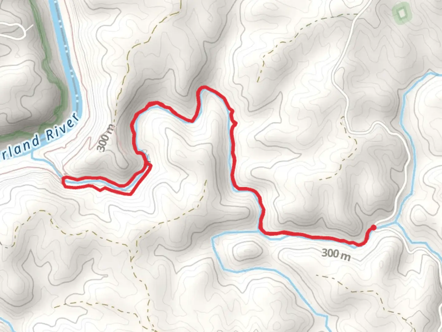 An image depicting the trail Bark Camp Trail and its surrounding area.