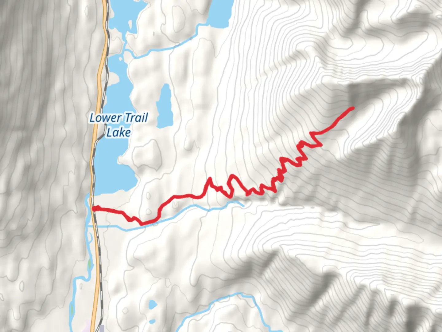An image depicting the trail Crown Point Trail and its surrounding area.