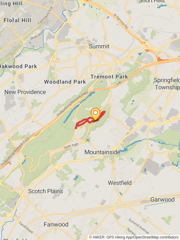 Watchung Circle - White Loop Trail