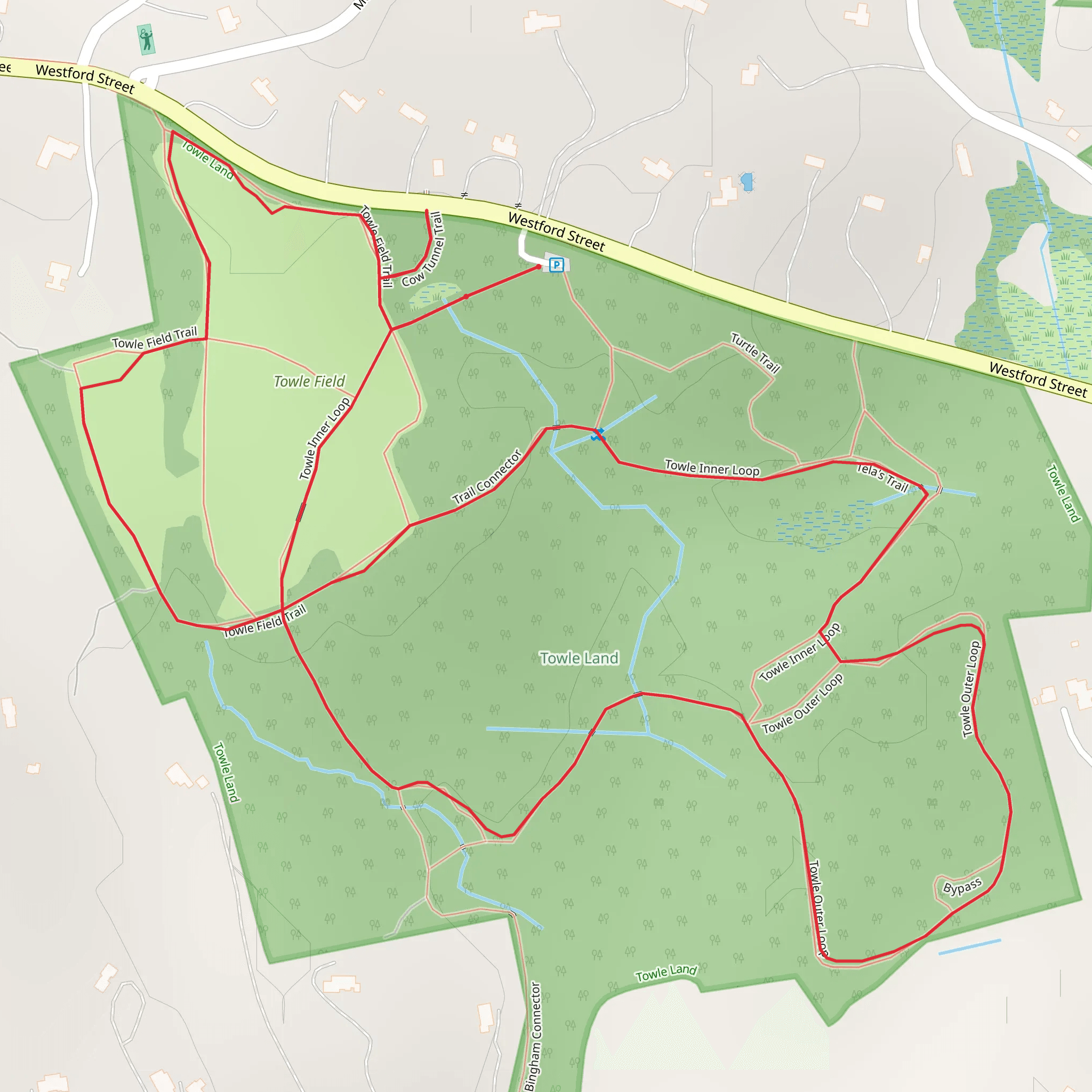 Towle Outer and Outer Loop mobile static map
