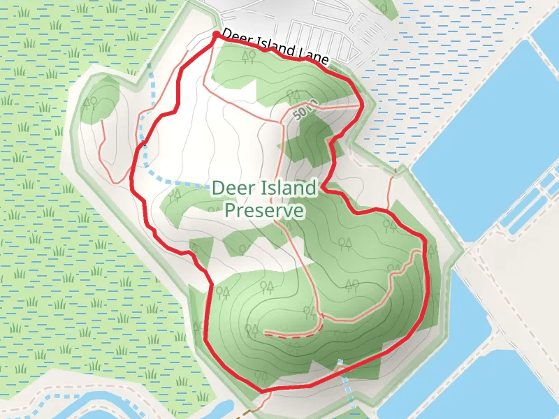 Deer Island Open Space Preserve Loop
