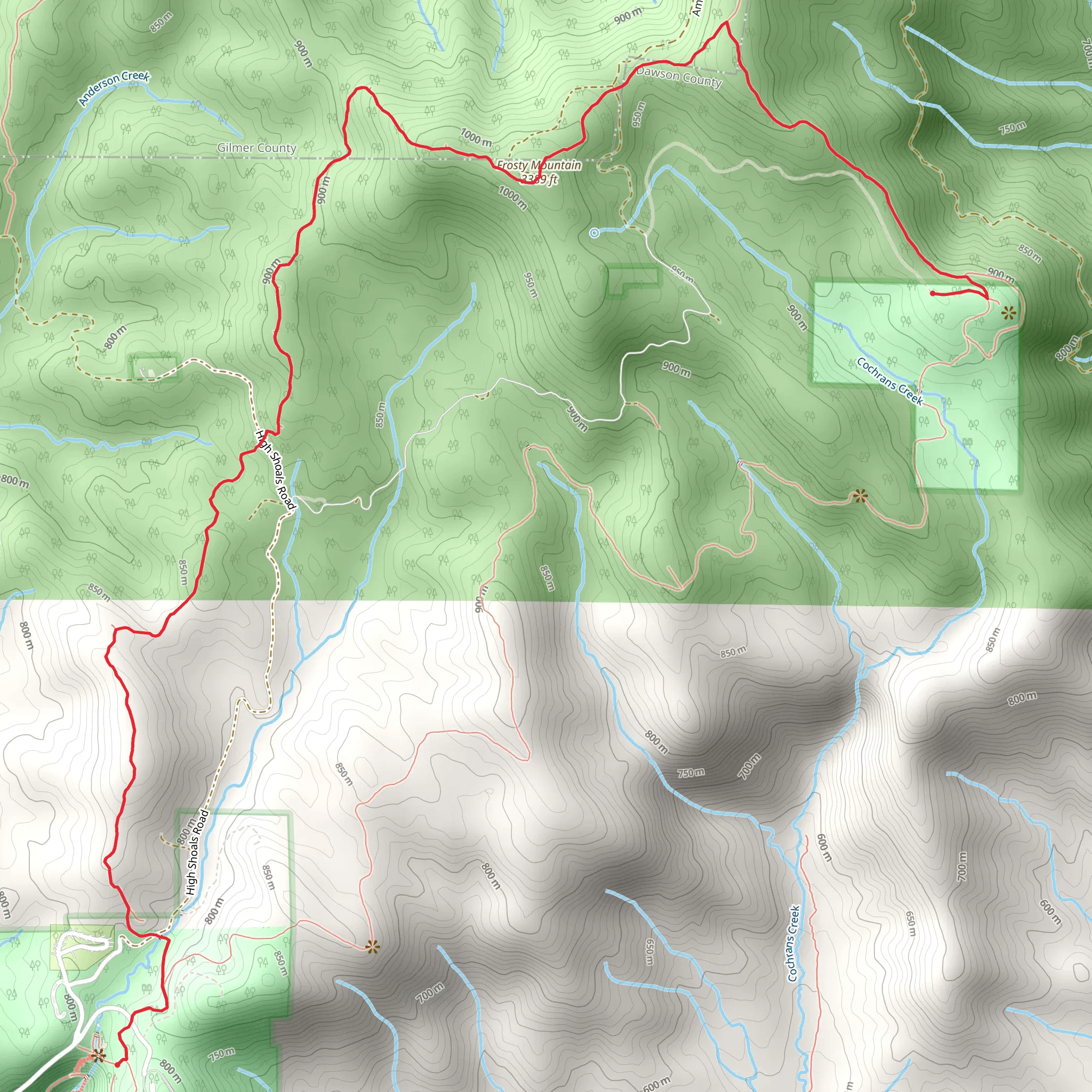 Len Foote and Appalachian Trail mobile static map