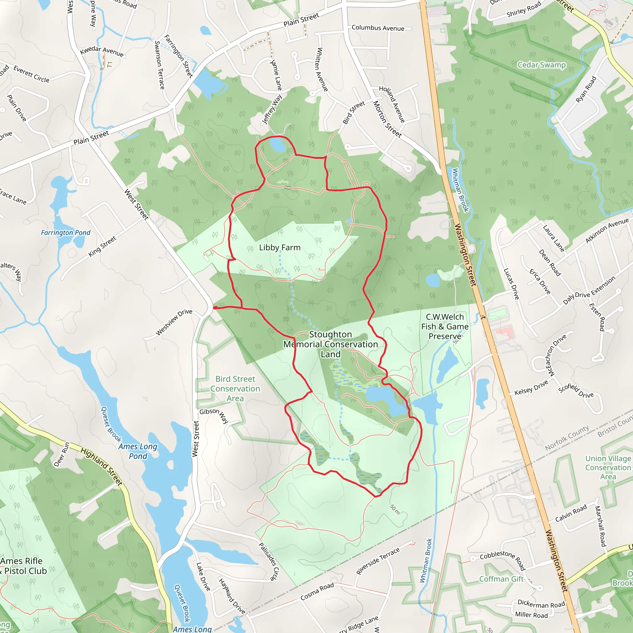 Libby Farm Loop via Roy Robinson Loop Trail mobile static map