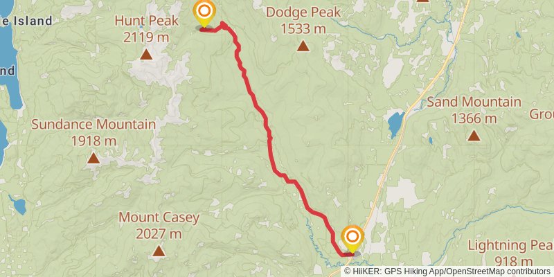 Ultra Pedestrian North Loop stage 248 Map