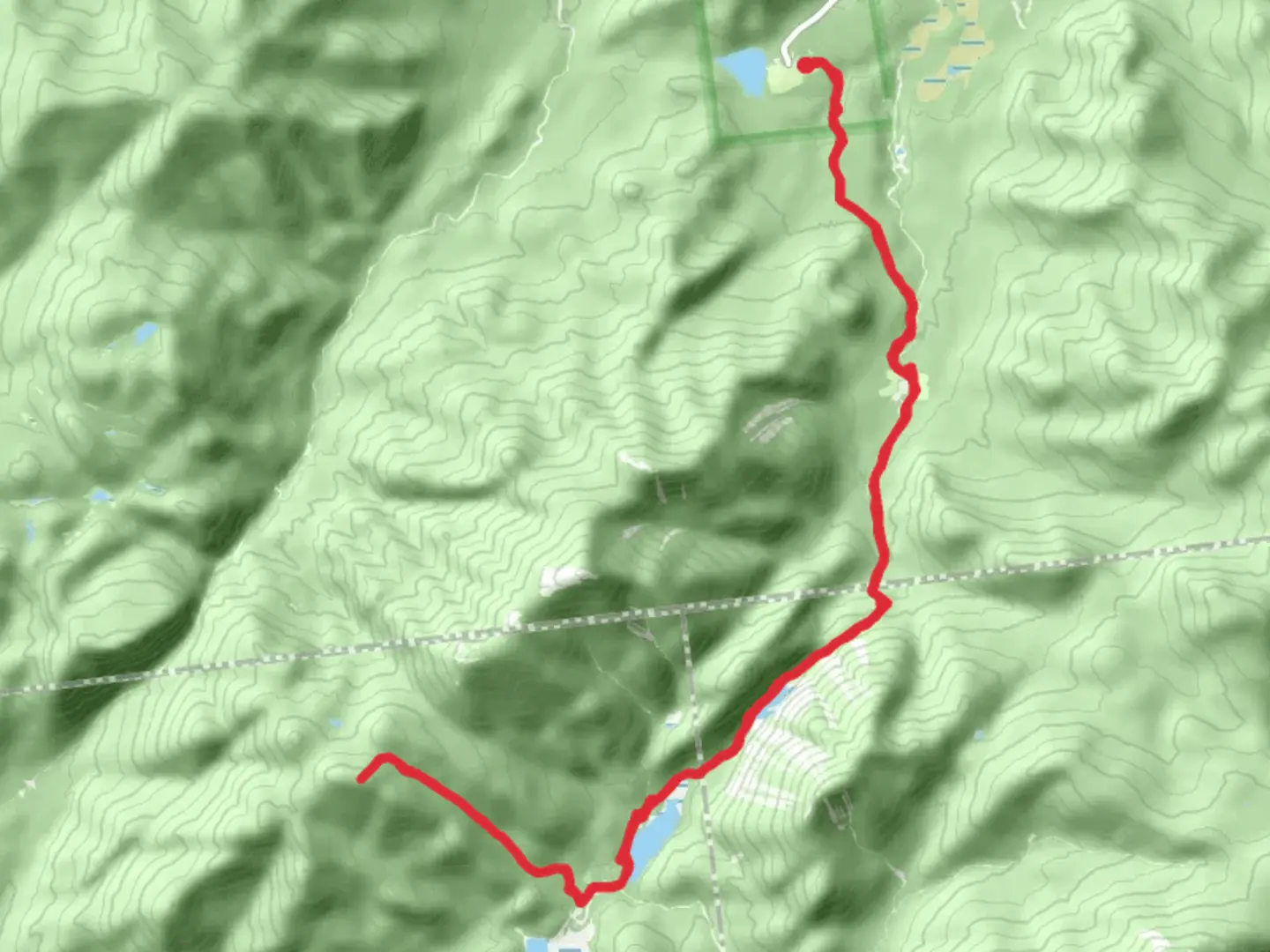 An image depicting the trail Mount Marshall via Avalanche Mountain and its surrounding area.