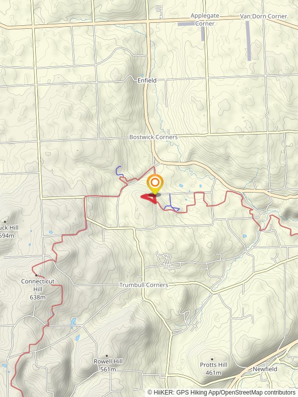 Finger Lakes - North Country Trail Loop mobile static map