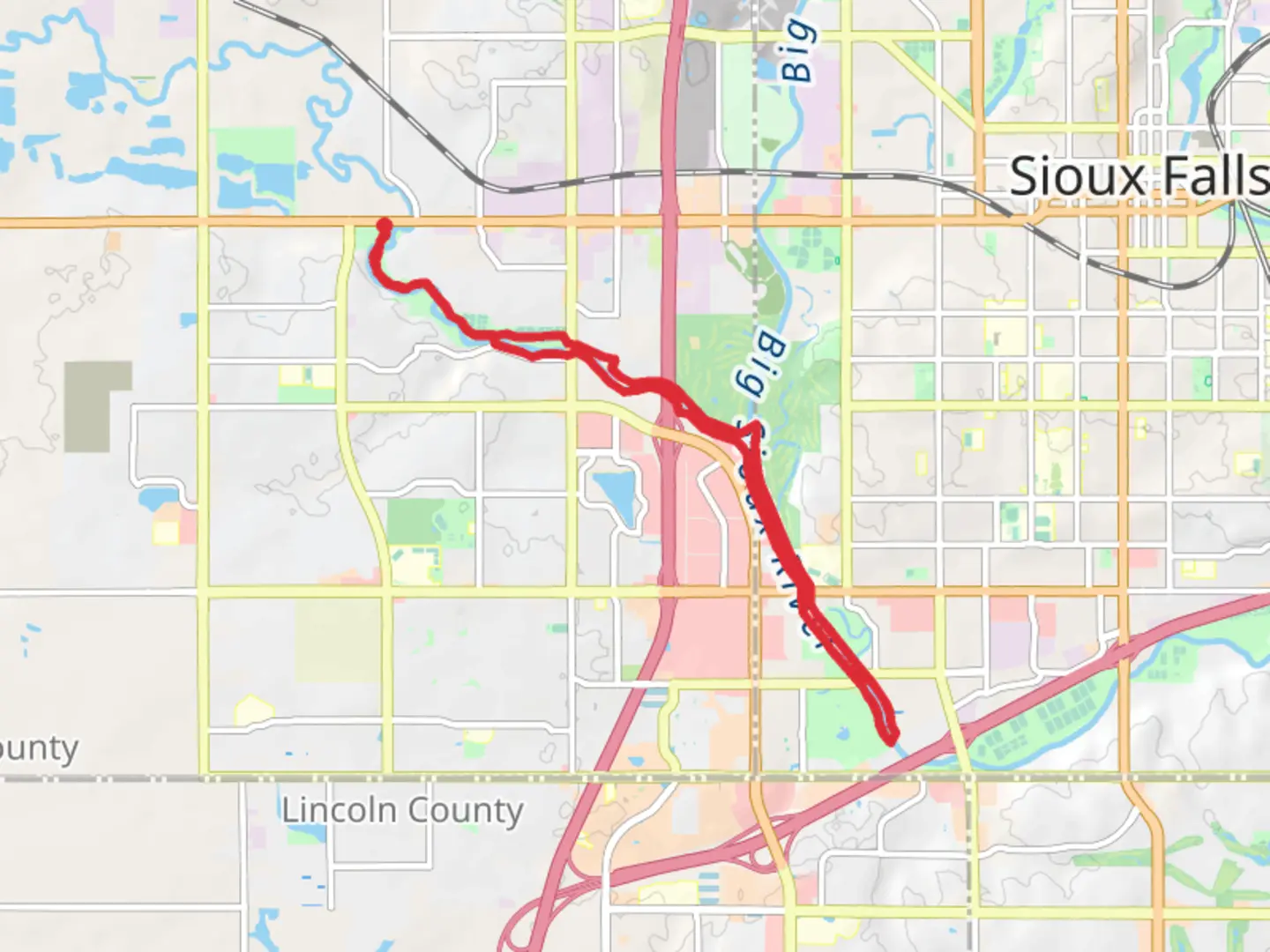 An image depicting the trail Skunk Creek Spur Loop and its surrounding area.