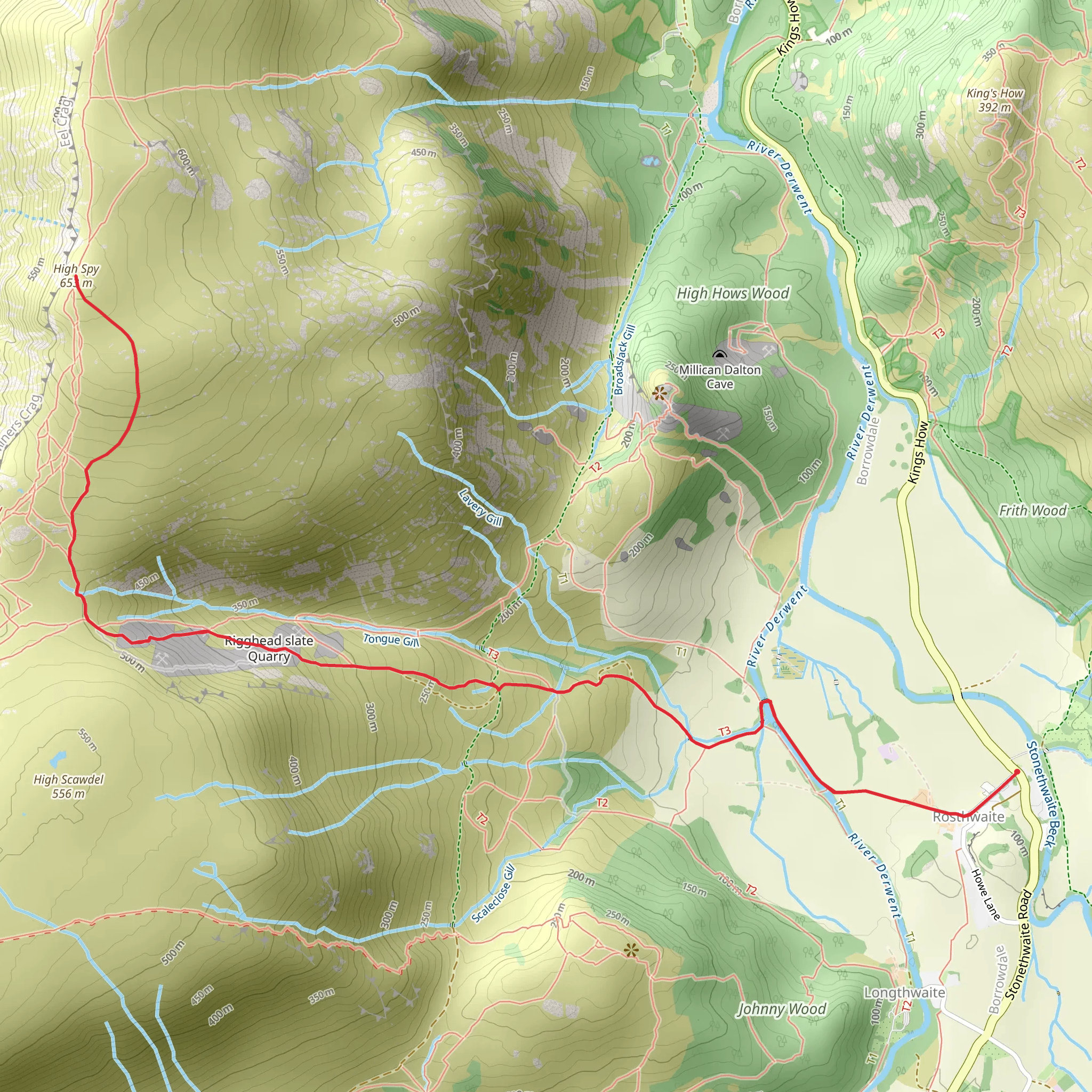 High Spy mobile static map