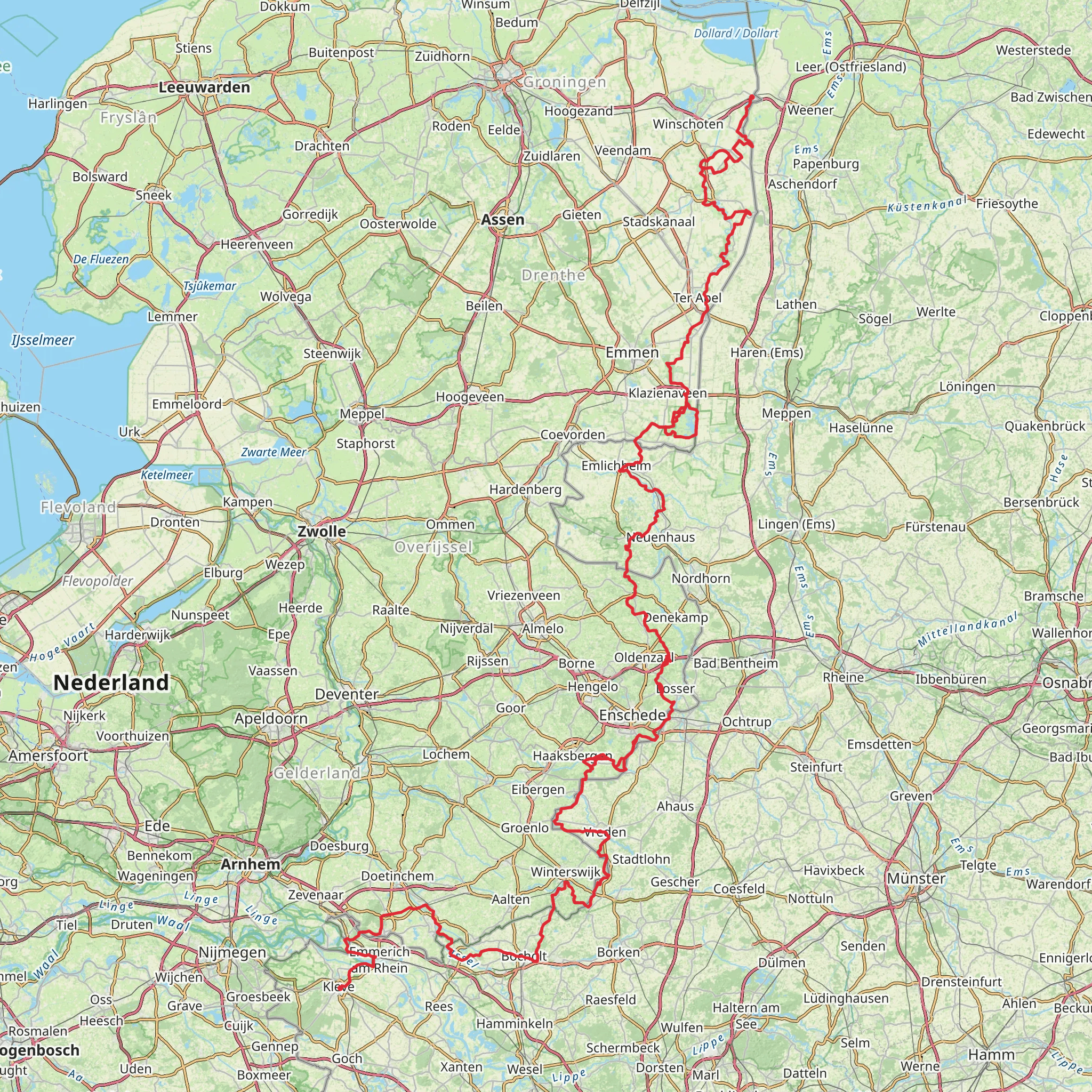 Noaberpad mobile static map