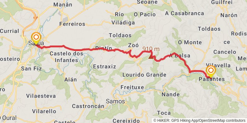 Camino Catalan stage 45 Map