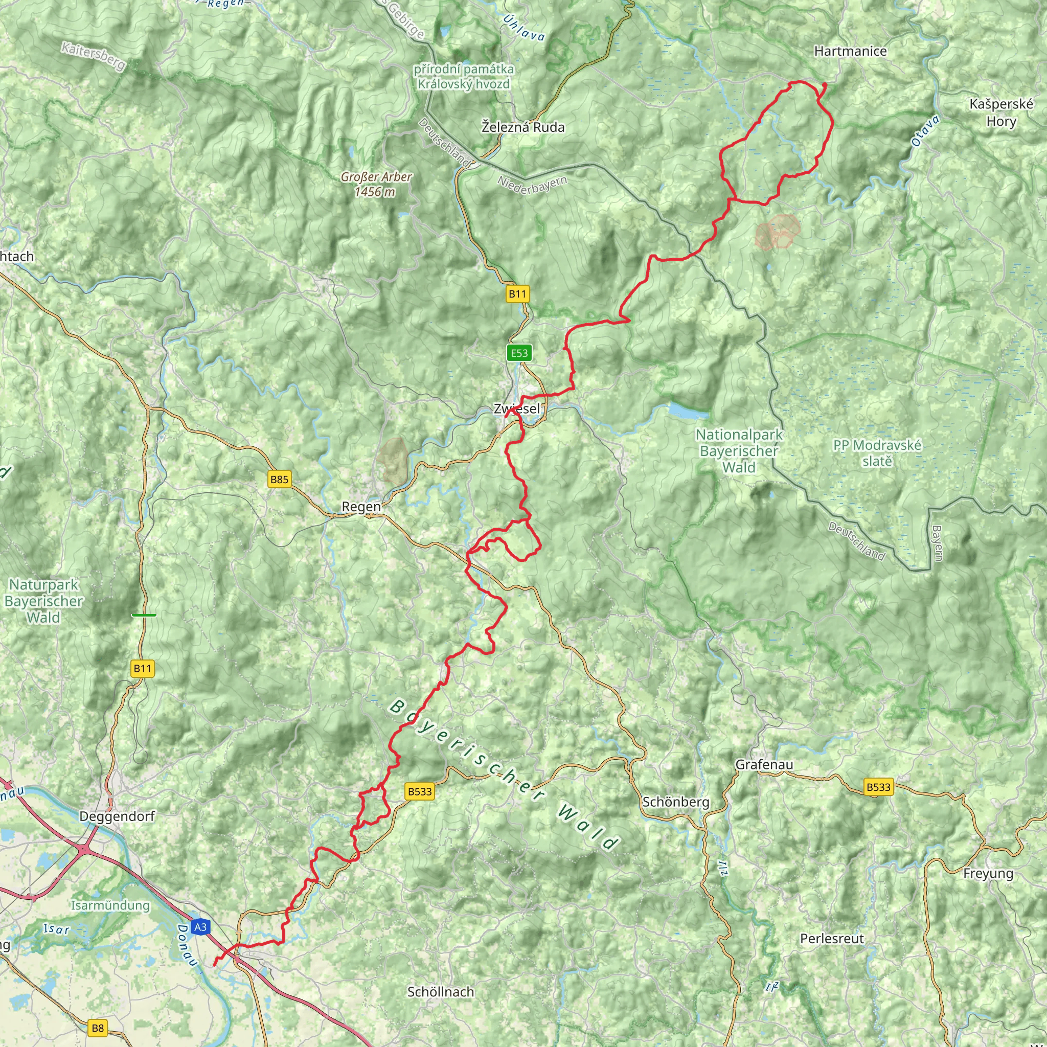 Gunthersteig mobile static map