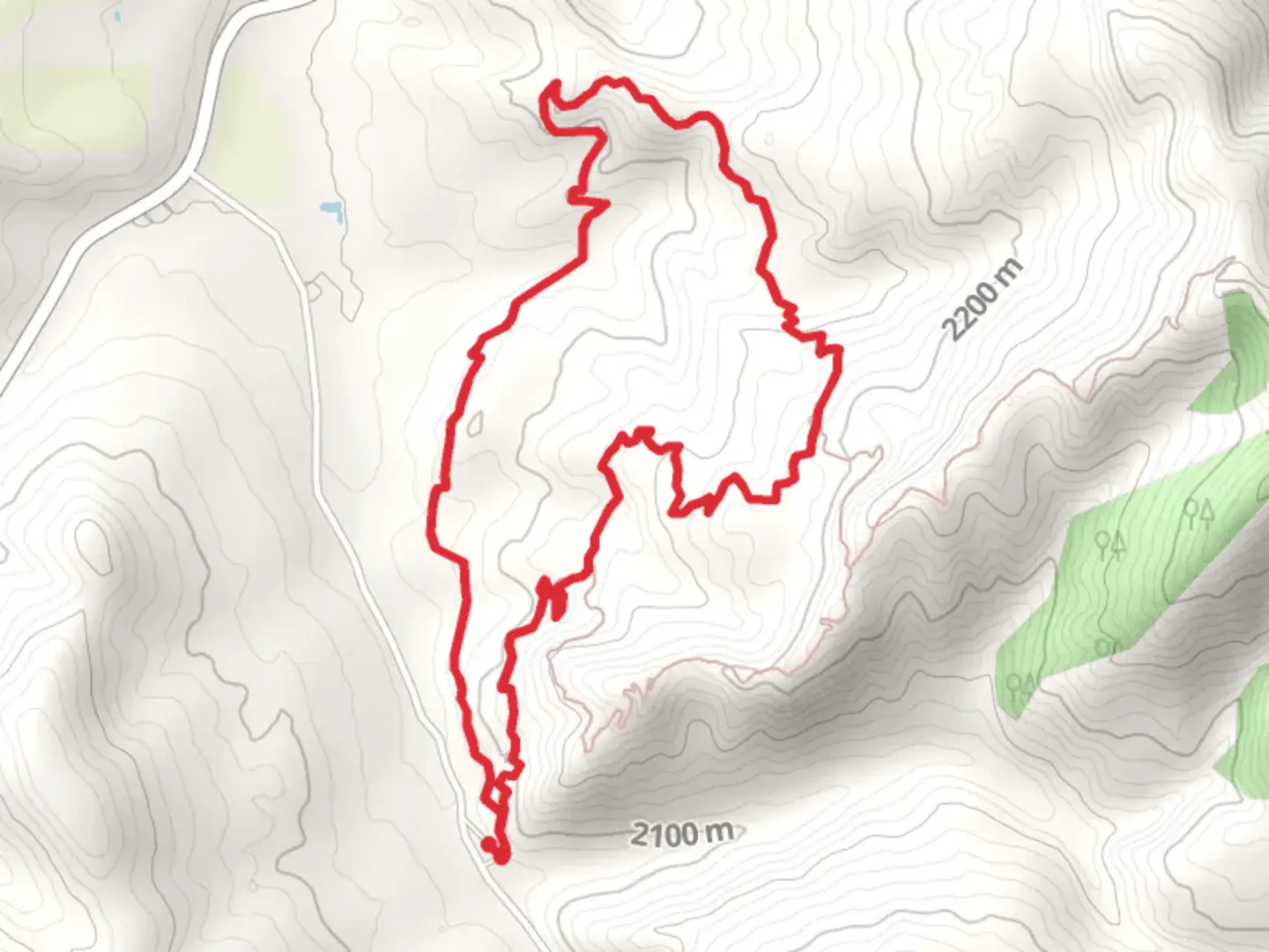 An image depicting the trail Ridge and Rotary Loop Trail and its surrounding area.