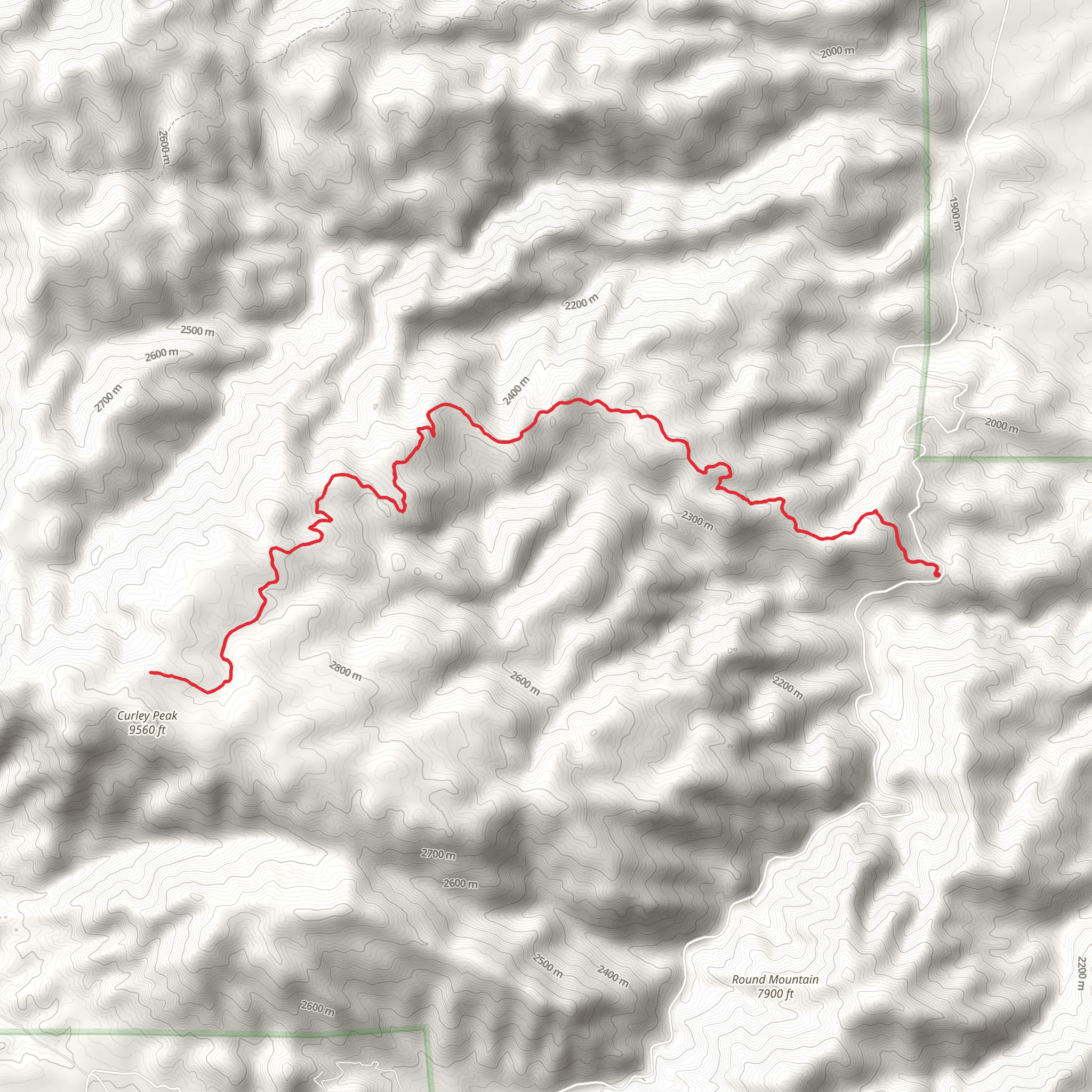 Stultz Trail mobile static map