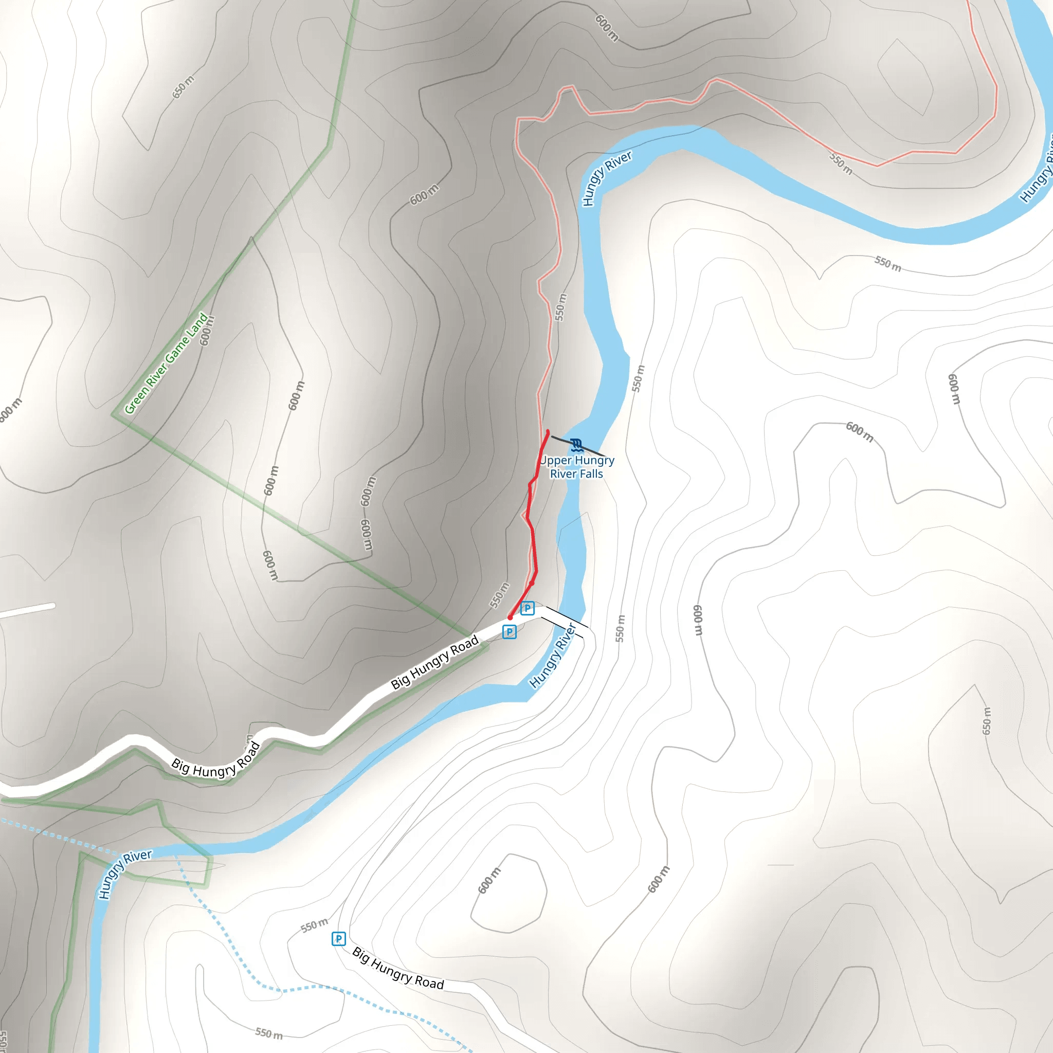 Big Hungry Road mobile static map