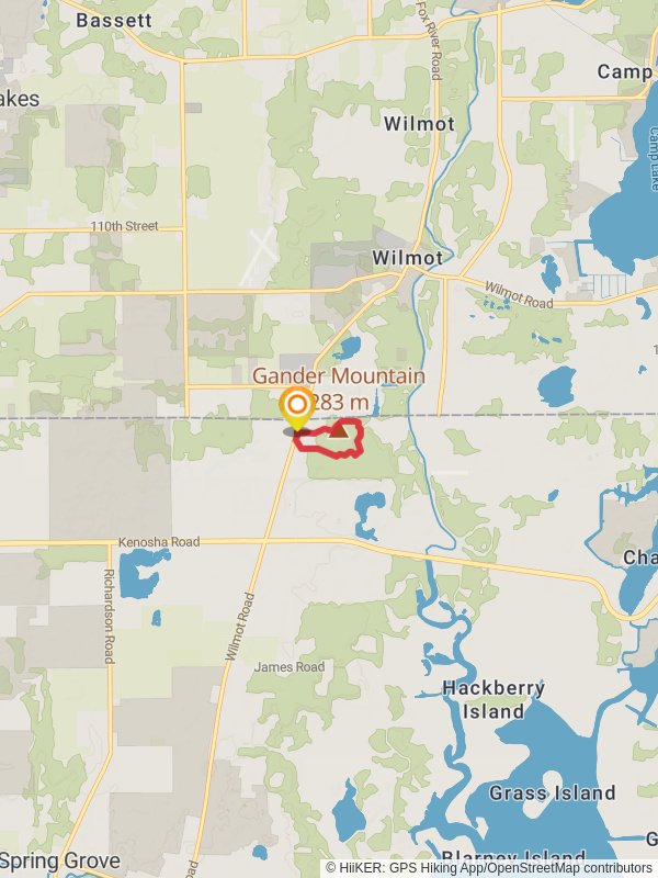 Gander Mountain Gander Mountain Forest Preserve Loop Trail