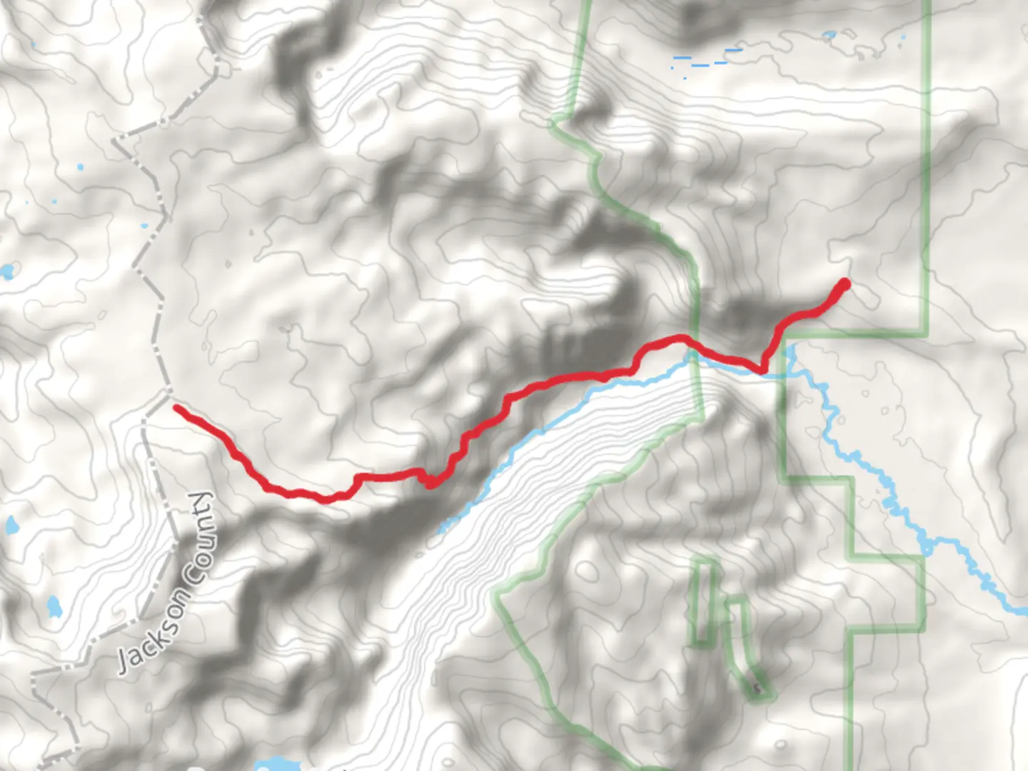 An image depicting the trail Lost Ranger Trail and its surrounding area.