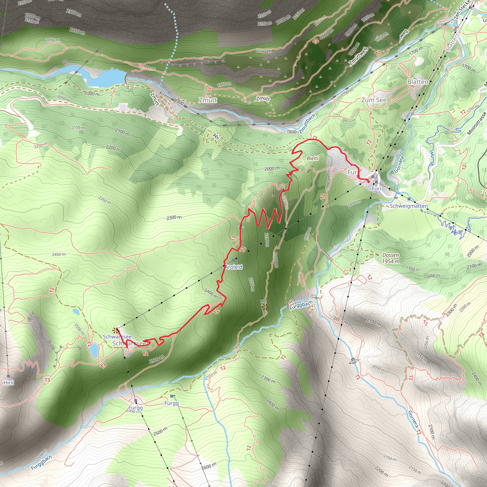 Larch Trail Nr 28 mobile static map